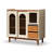 Modern Walnut Solid Wood Sideboard-1694509702
