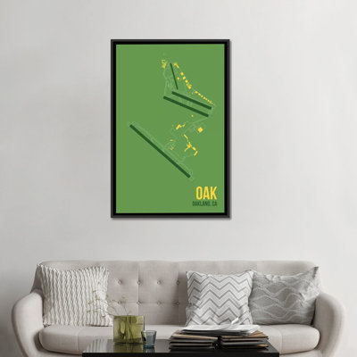 «Oakland» par 08 Left - impression sur toile tendue