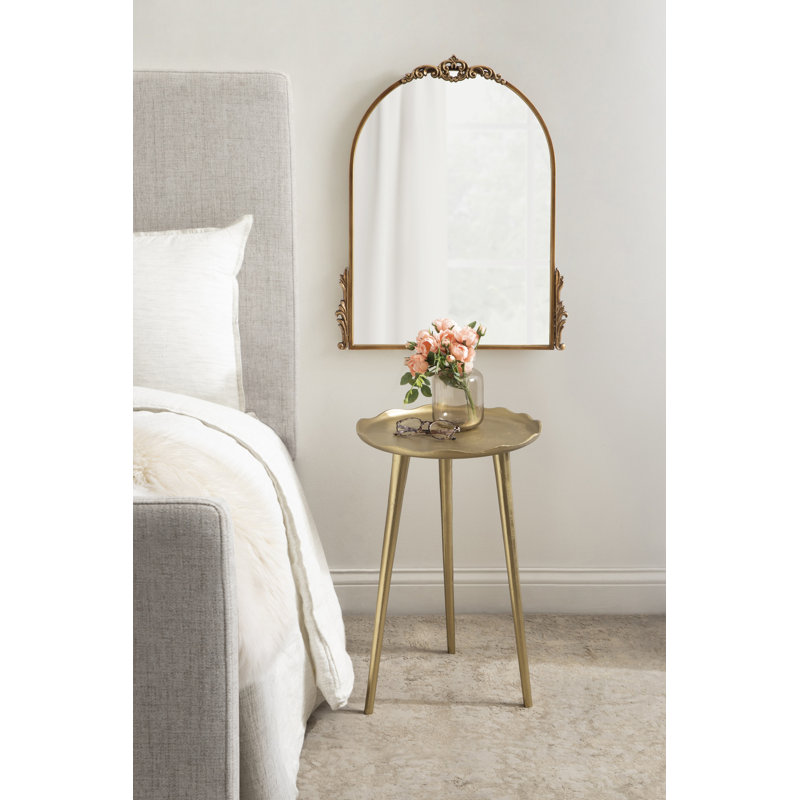 Christany Metal Mirror, Gold, 26" x 20"