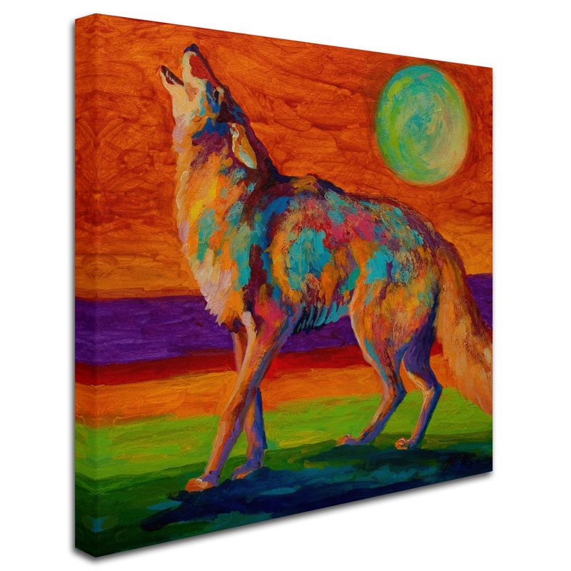Reproduction sur toile tendue «Howl» de Kucera, H 35 po x l 35 po