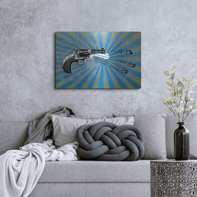 Latitude Run® 'Blue' by Mark Ashkenazi Metal Wall Art