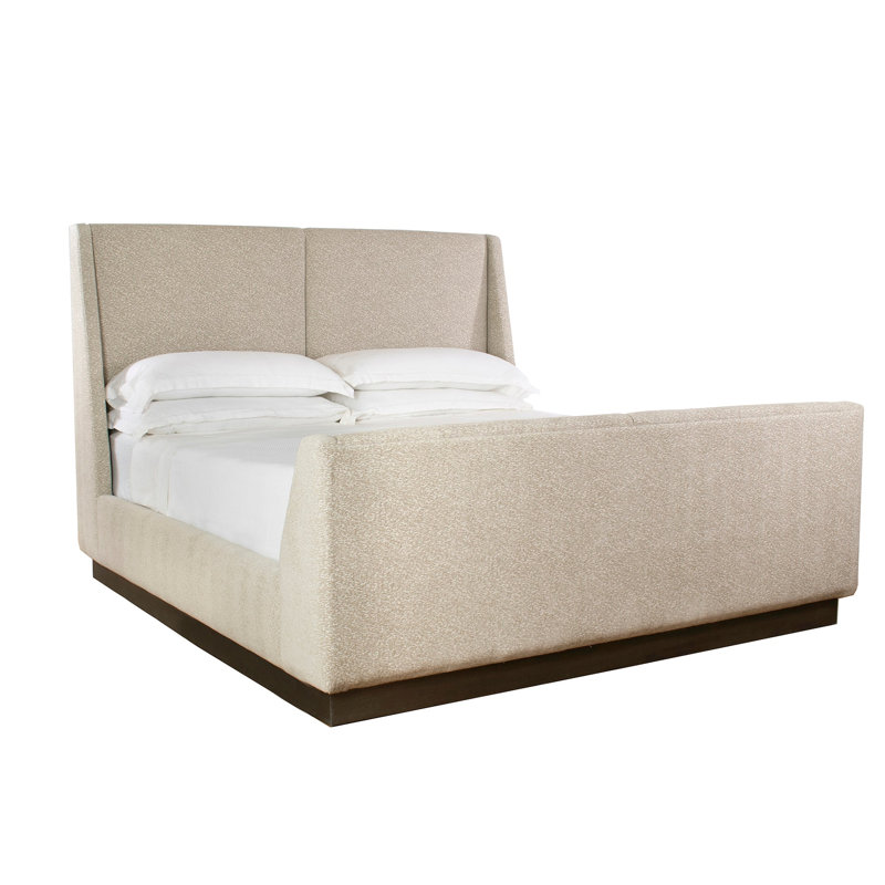 Charlie Upholstered Bed, Queen, Khaki