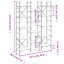 Aadrika 172.5 cm H x 127.5 cm W Steel Etagere Bookcase-476080601