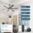 Lucienne 60'' Smart Indoor Ceiling Fan with LED Lights-654225989-654225990