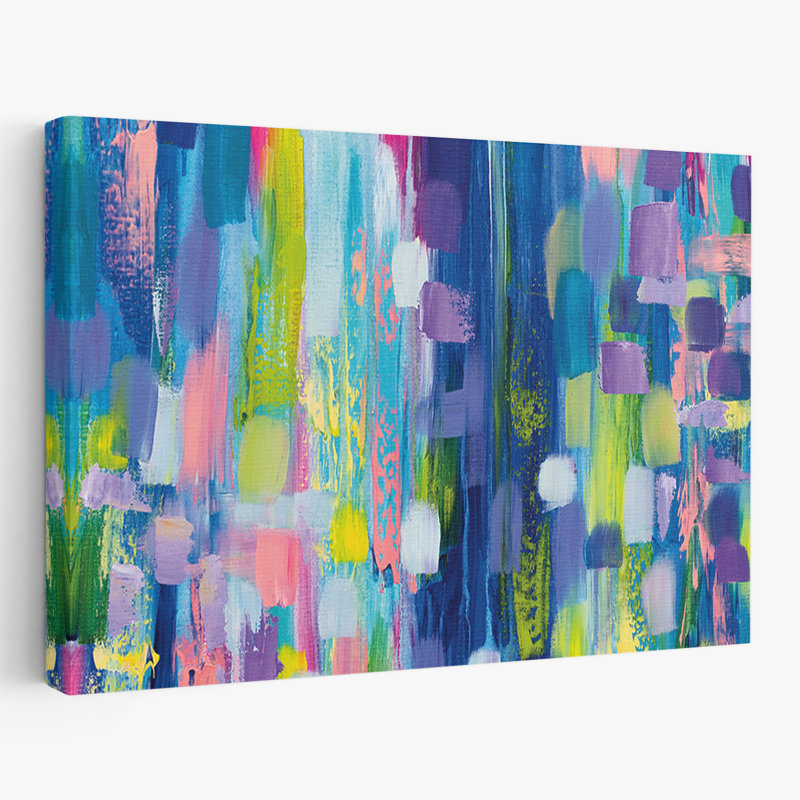 Abstract Brush Strokes - Radiance, 24" H x 36" W