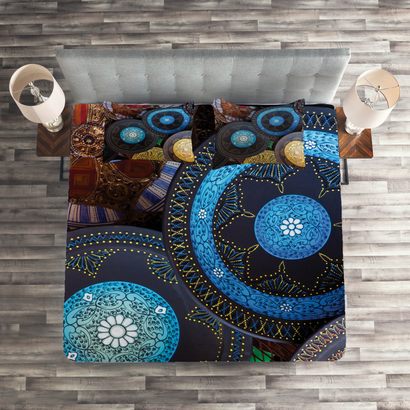 Eclectic Polyester Coverlet