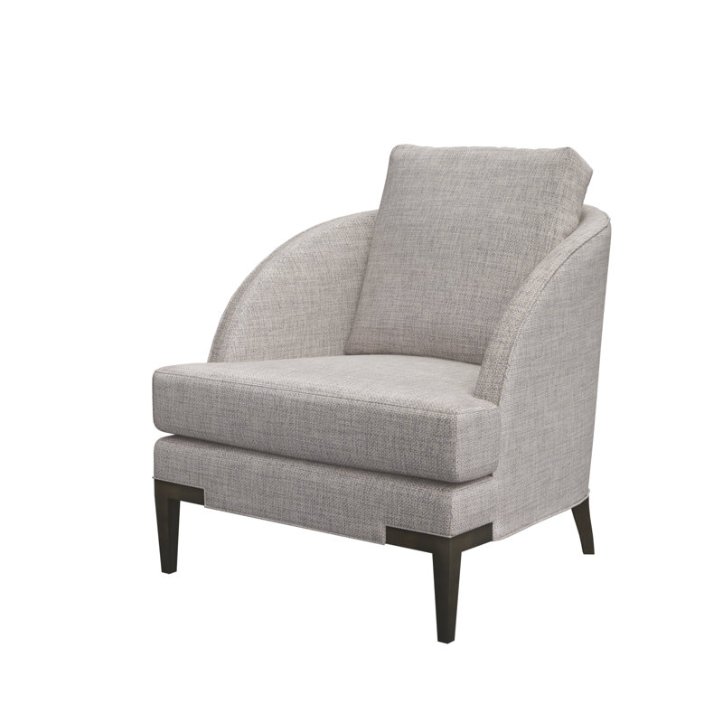 Fauteuil d'appoint Lido, Expresso, Vault brouillard (tissu performance) 1172-93