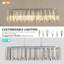 (Identique à W1340P189407 / L5018) Luminaire de lustre de plafond ovale moderne en cristal de luxe (sans ampoules)