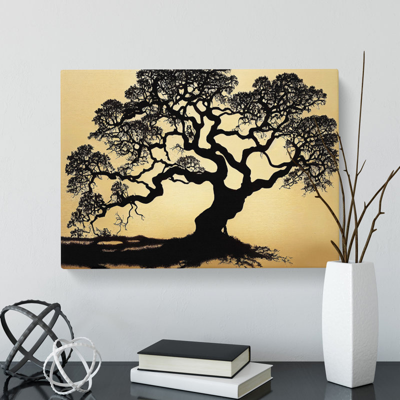 Great Oak Tree - Wrapped Canvas Print, 35cm H x 50cm W x 3cm D