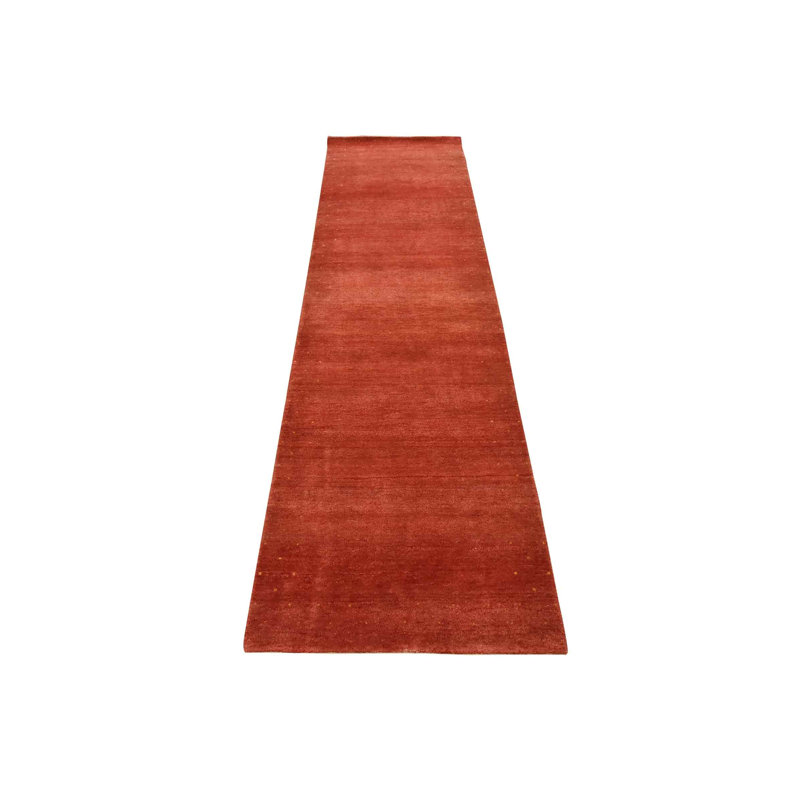 Dohn One-of-a-Kind 2'2" x 10'1" Runner Wool Area Rug in Red