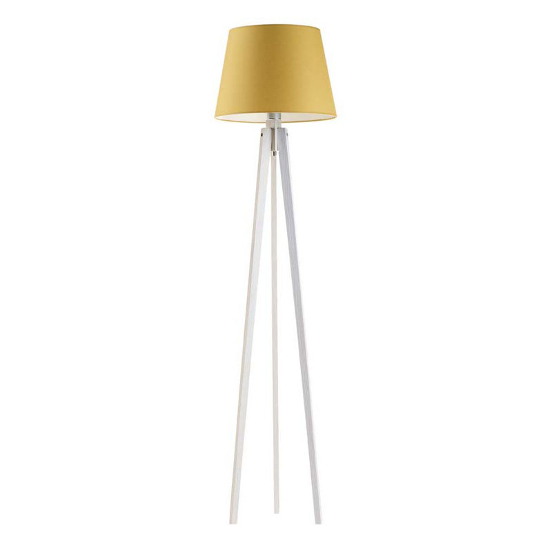 Araby 158cm Tripod Floor Lamp, White, Gold