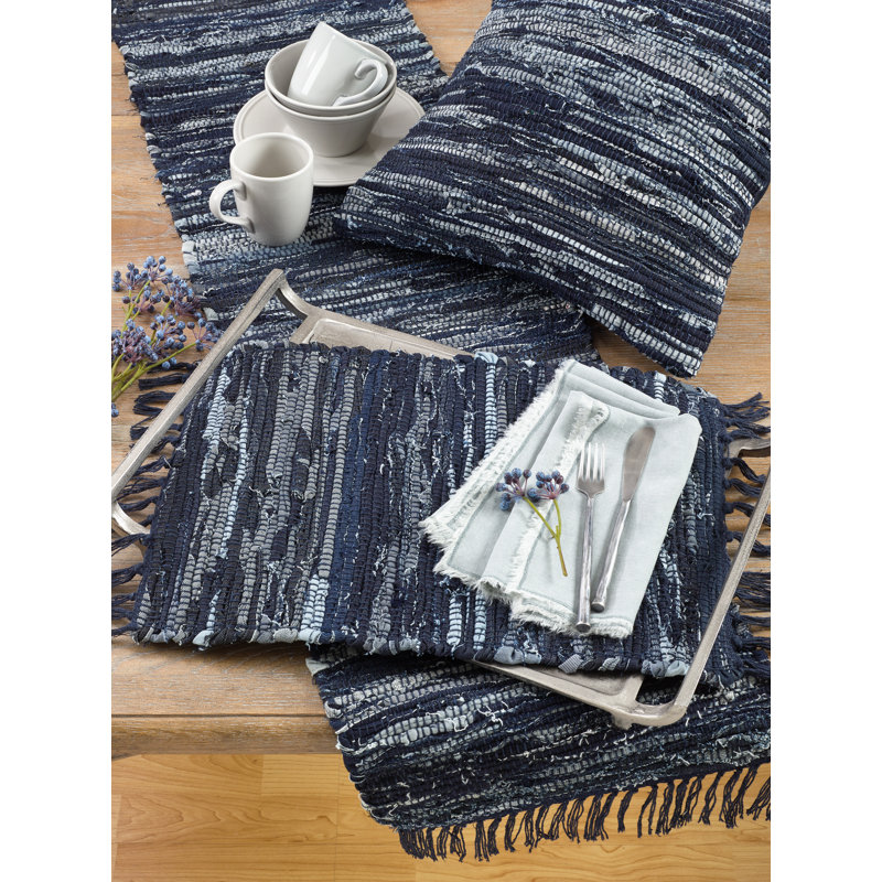Hazelip Cotton Abstract Rectangle Placemat