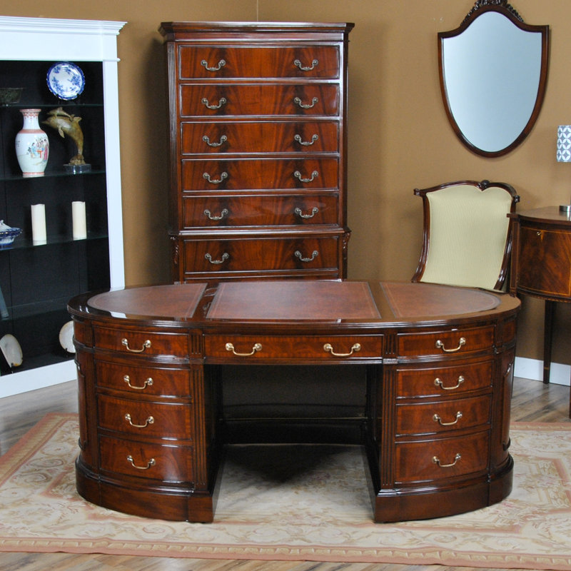Oval Executive Desk