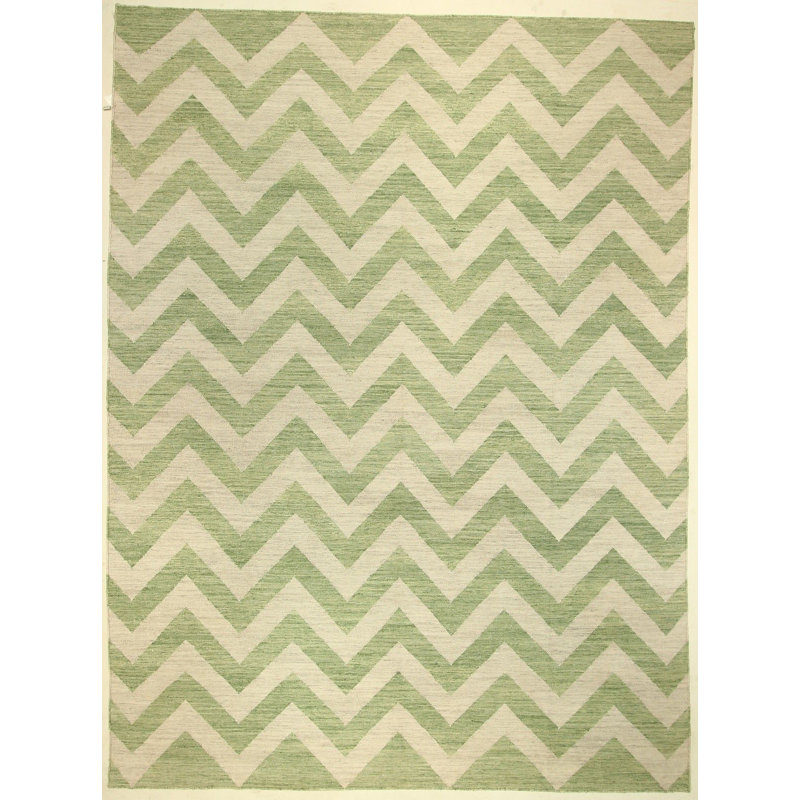 Flatweave Chevron Area Rug
