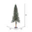 Alpine 9' Dark Green Pine Artificial Christmas Tree with 500 Clear/White Lights with Stand-757121249
