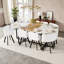 Ensemble de table de salle à manger 9 pièces 9 pièces-1917357084