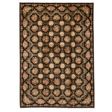 Hand Knotted Area Rug in Black