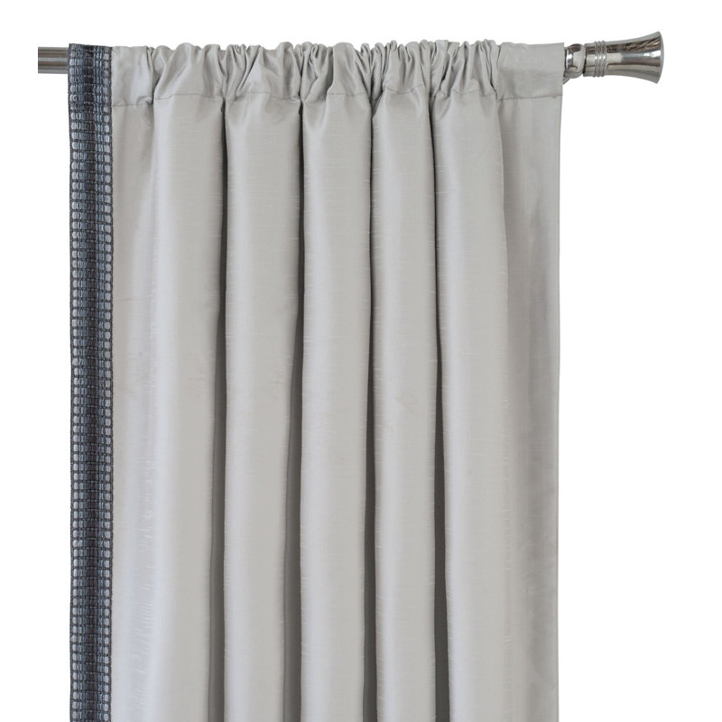 Hendrix Room Darkening Curtain, 96" W x 96" L, Right