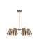 Anton 6 - Light Dimmable Cone Chandelier