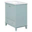 Ensemble de meuble-lavabo autoportant en bois massif + panneau de fibres à densité moyenne de 30 po avec lavabo Apsford-960064137