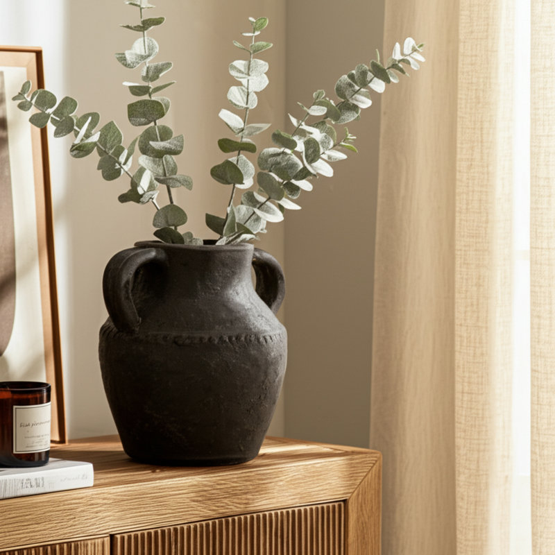 Handmade Clay Table Vase