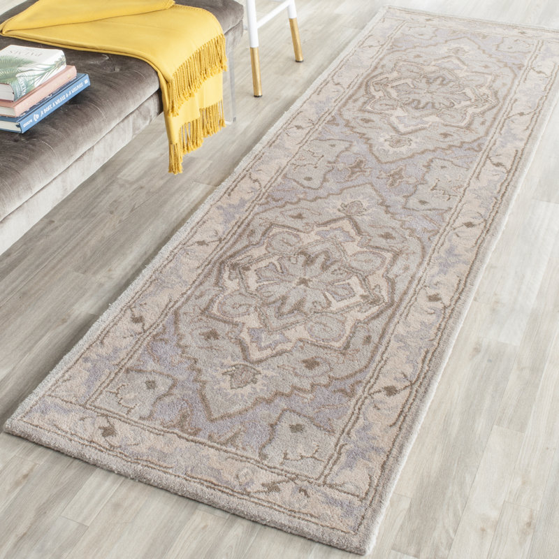 Oriental Wool Hand Tufted Area Rug, Runner 69 x 244 cm
