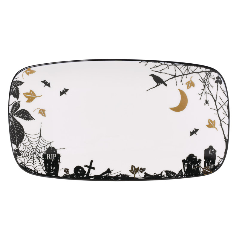 Lenox Haunted Halloween Hors Doeuvres Tray