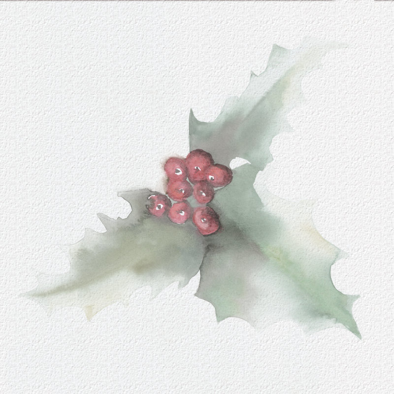 Holly - Wrapped Canvas Painting, 122cm H x 122cm W x 3.8cm D