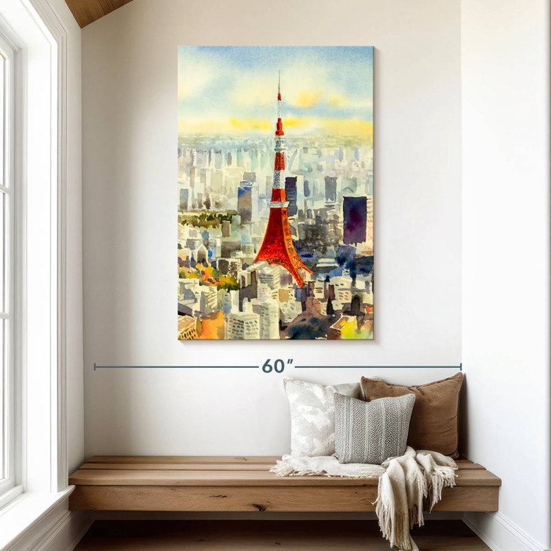 Tour du Japon célèbre au Japon, H 48 po x l 32 po