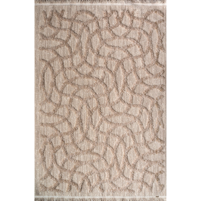 Tapis rectangulaire en coton Jurgens, Rectangle 2 pi 7 po x 5 pi