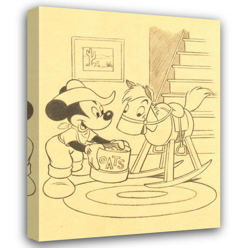 Mickey's Hobby Horse, H 24 po x l 18 po