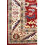 Tapis rouge / ivoire unique 12 pi 1 po x 18 pi 6 po Sultanabad