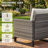 5-Person Powder Coated Steel Outdoor Seating Group-1203517827