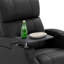 Fauteuil inclinable électrique pour fauteuil de jeu en cuir fleur avec plateau et porte-gobelet USB-1225989115