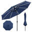 Parasol solaire de terrasse de 10 pi avec lumières DEL Arlmont & Co.-1112072417