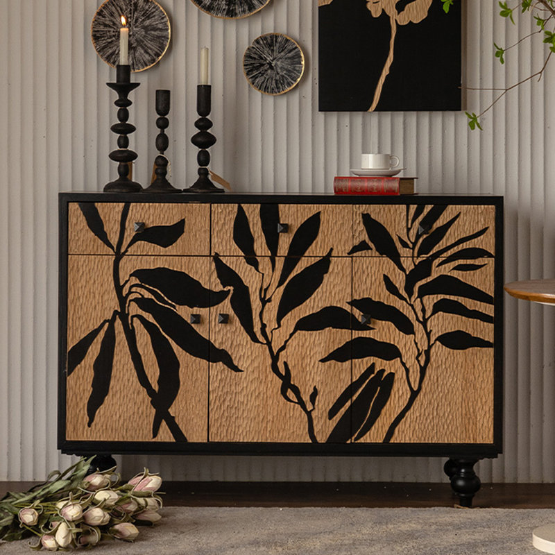 Armoire d'entrée en bois massif Americana