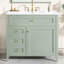 Ensemble de meuble-lavabo moderne 36 po avec lavabo vert | Armoire de rangement | Idée cadeau-734677052-734677025