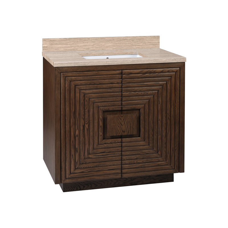 Morombe 36" Center Single Bathroom Vanity with Vanity Top