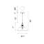 Luminaire suspendu en cuivre antique 11 po Tinsley - Éclairage rustique en métal à 1 lumière pour îlot de ferme, luminaire suspendu industriel rétro pour cuisine, salle à manger, bar-1527195733
