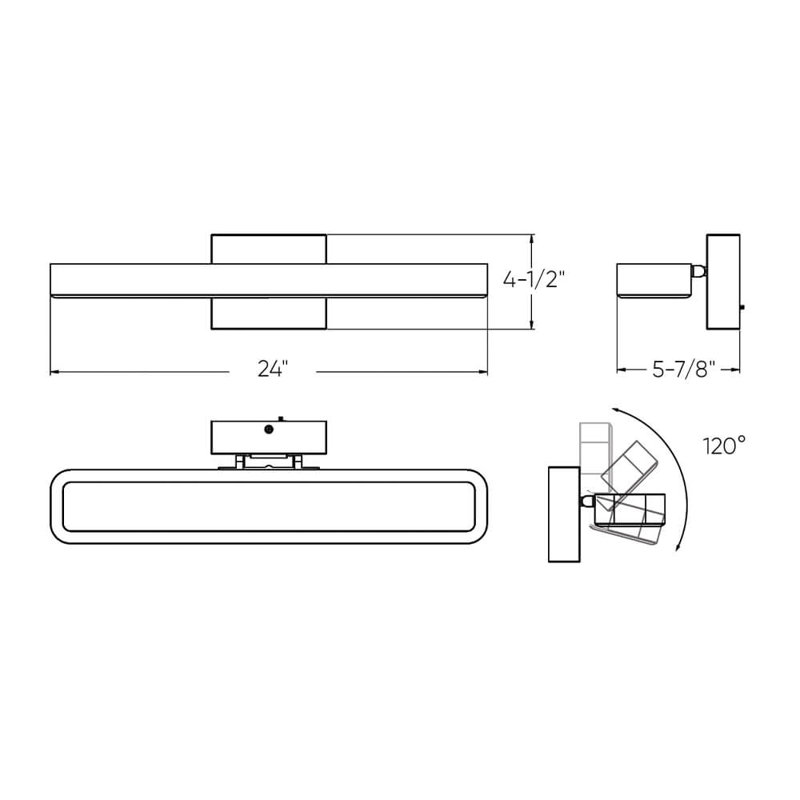 Dimmable LED Vanity Light
