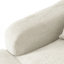 Canapé-lit en chenille, canapé Cama de 59,5 pouces, canapé-lit, canapé causeuse, canapé décontracté avec surface texturée et deux coussins, convient au salon, beige-1306559181