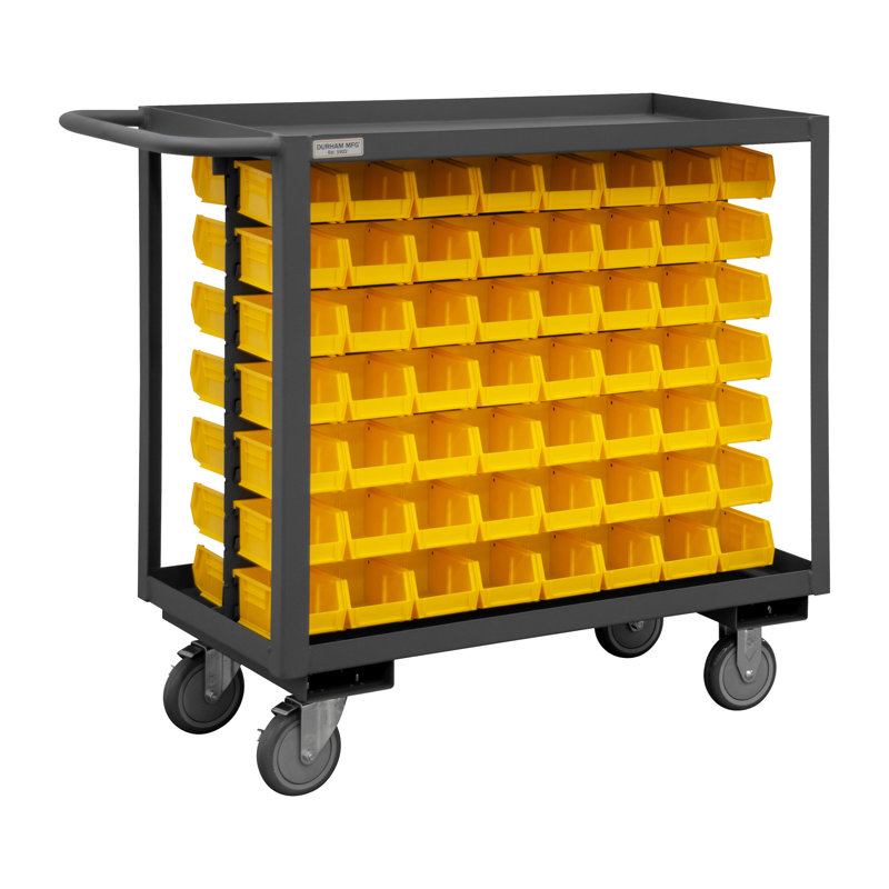 Chariot de réserve avec 210 bacs
