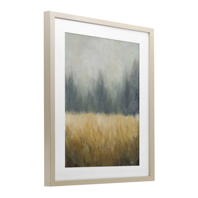 Forest Royalty Landscape Framed Print Under Glass, design by Julia Purinton