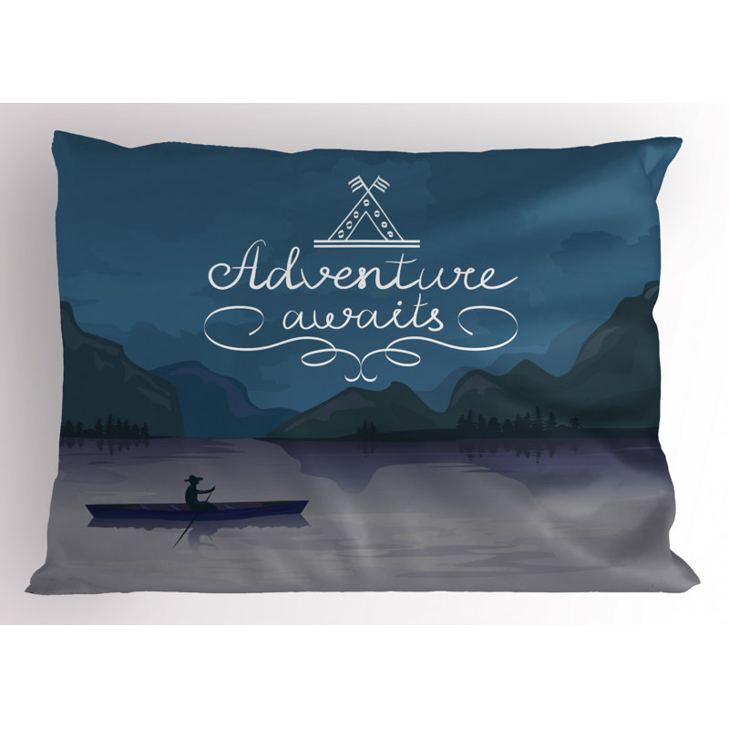 Mountain Polyester Sham Set, Twin