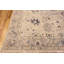 Tapis turc Oushak moderne de couleur neutre à motif neutre de conception unique