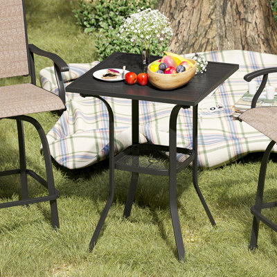 Home Depot Counter Height Patio Table With Umbrella Hole Small