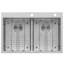 Tirana 33" L x 22" W Double Basin Drop-In Kitchen Sink with Basket Strainer