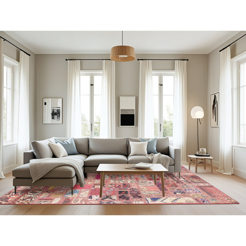 Abstract Indoor Rug, Rectangle 8' x 12'