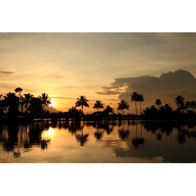 Kerala Backwater Landscape by Ajijchan - Wrapped Canvas Print