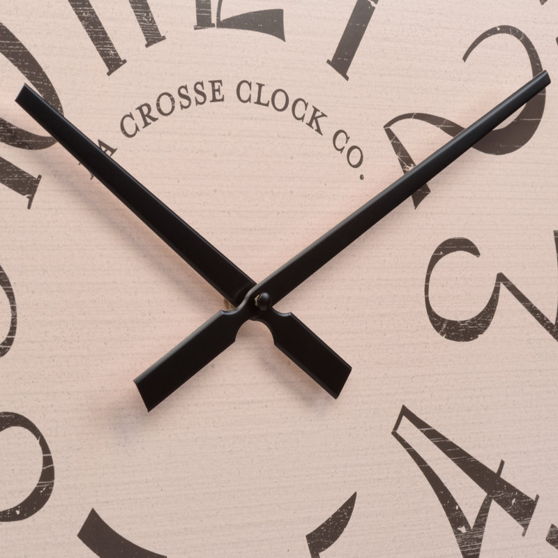 La Crosse Clock 404-3053 21-inch Alice Analog Quartz Wall Clock
